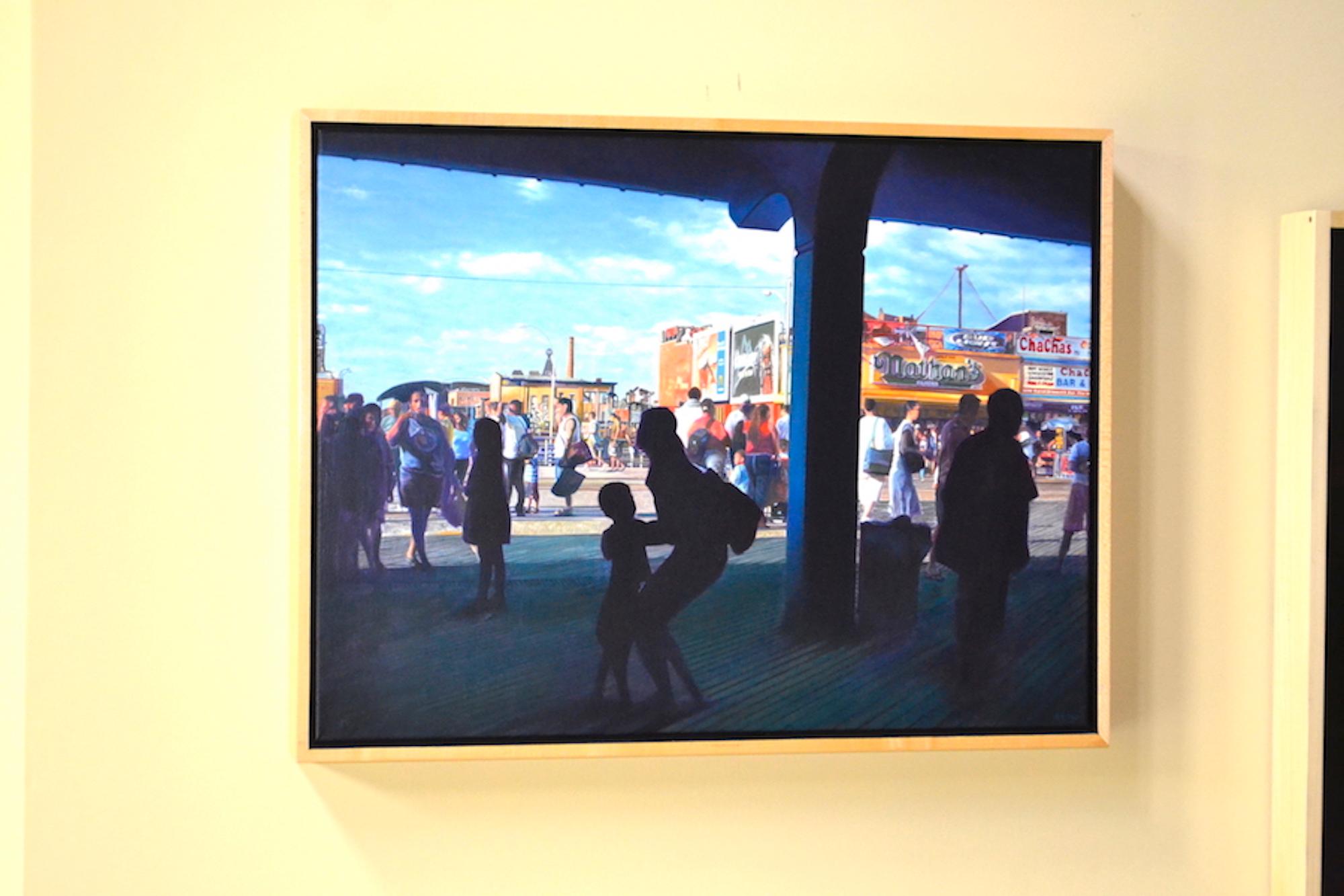 Coney Island 60,9 cm x 81,28 cm - Painting de Randy Ford