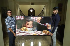 The Pie Eater 30" x 50"