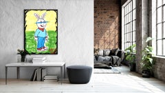 "Bust" Pop Art Cartoon Character inspired by Buster Baxter on Arthur by Morales