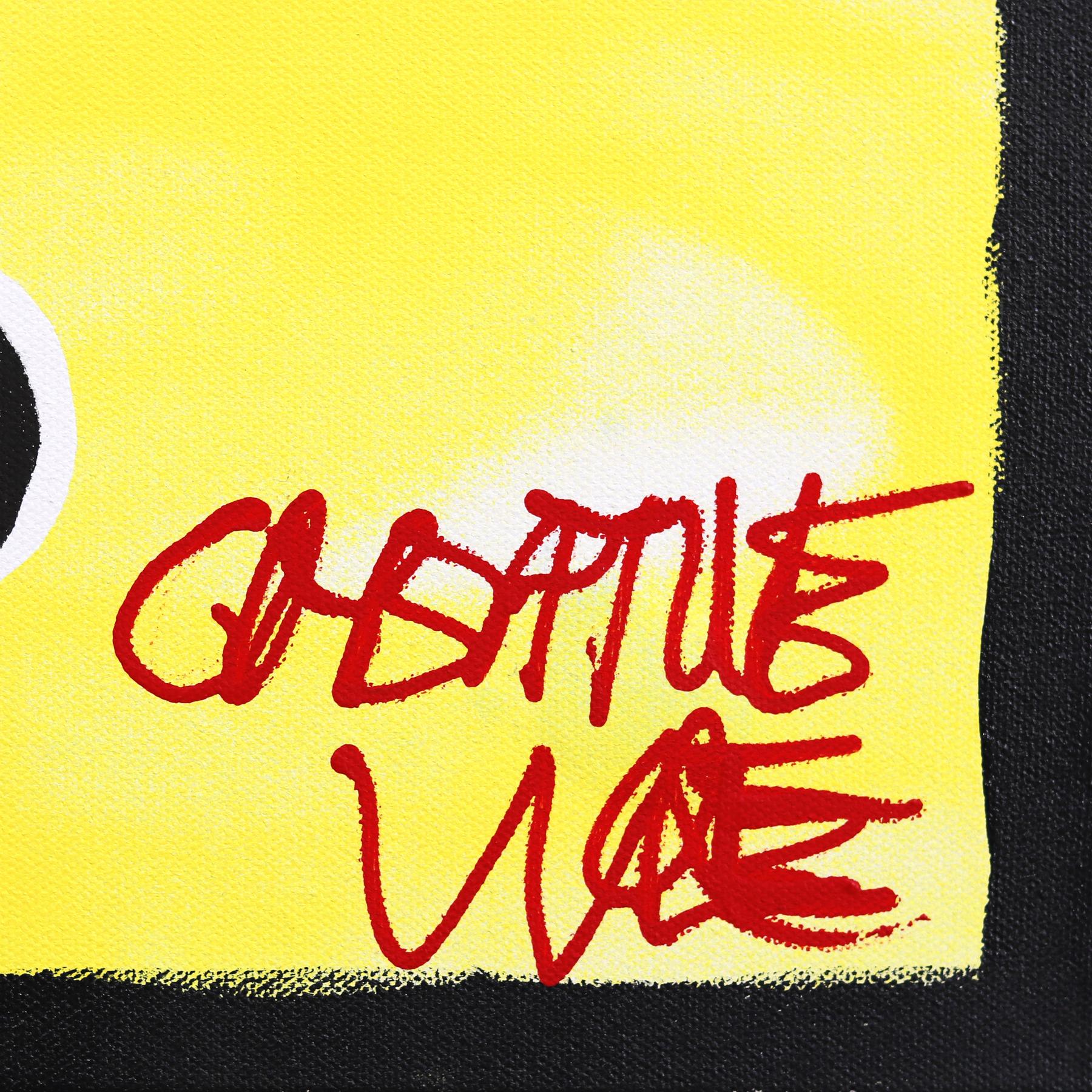Dee -  Quadro su tela di Randy Morales ispirato ai cartoni animati Pop Art in vendita 7