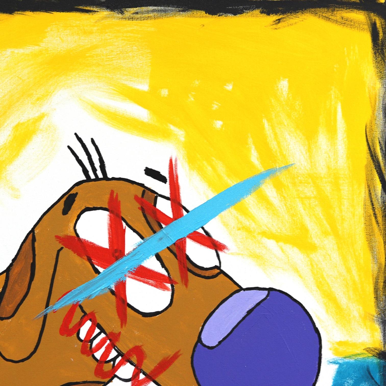 Caractéristique de cartoon Pop Art 