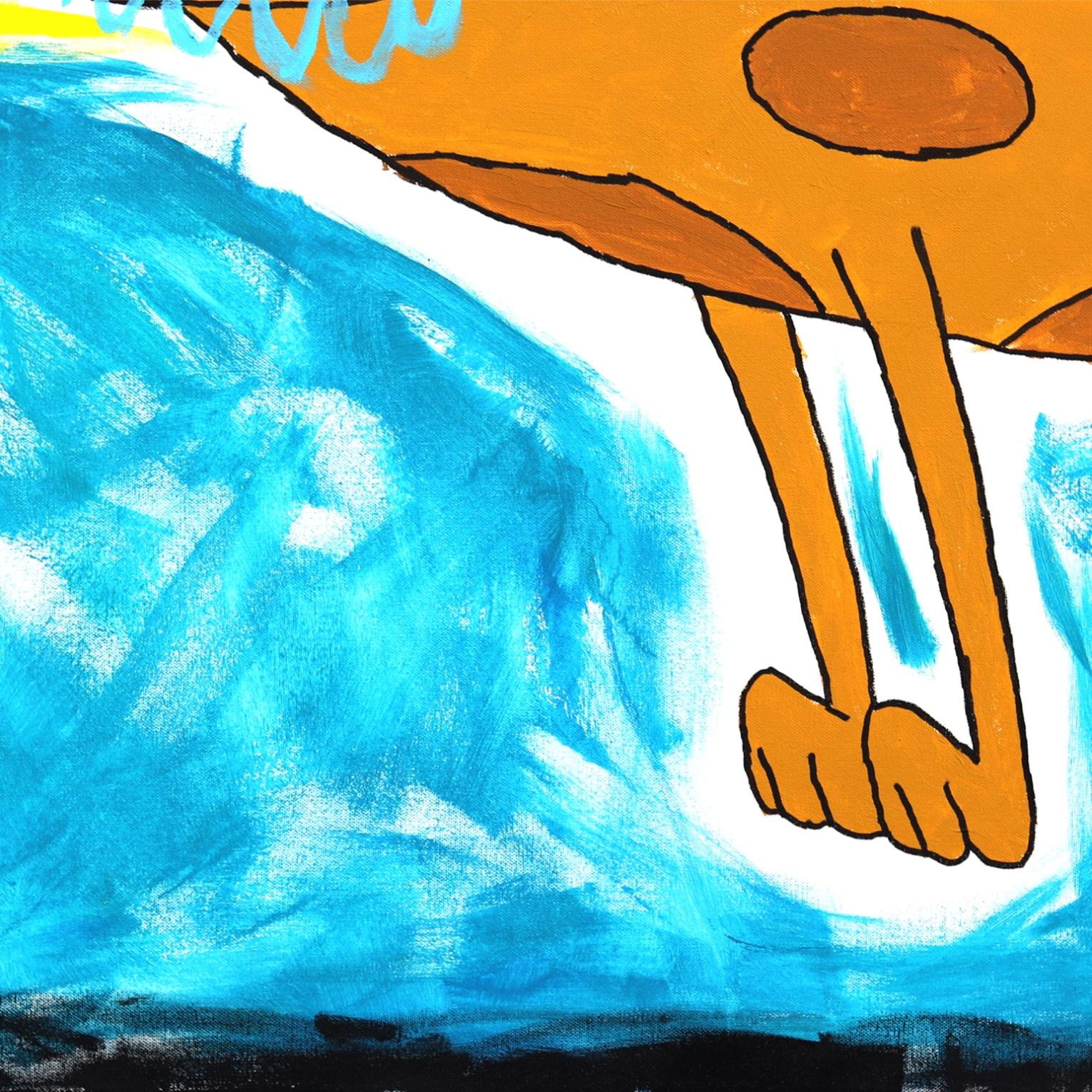Caractéristique de cartoon Pop Art 