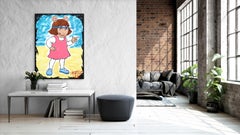 "DW" Pop Art Character inspired by D.W. Arthur Cartoon by Randy Morales
