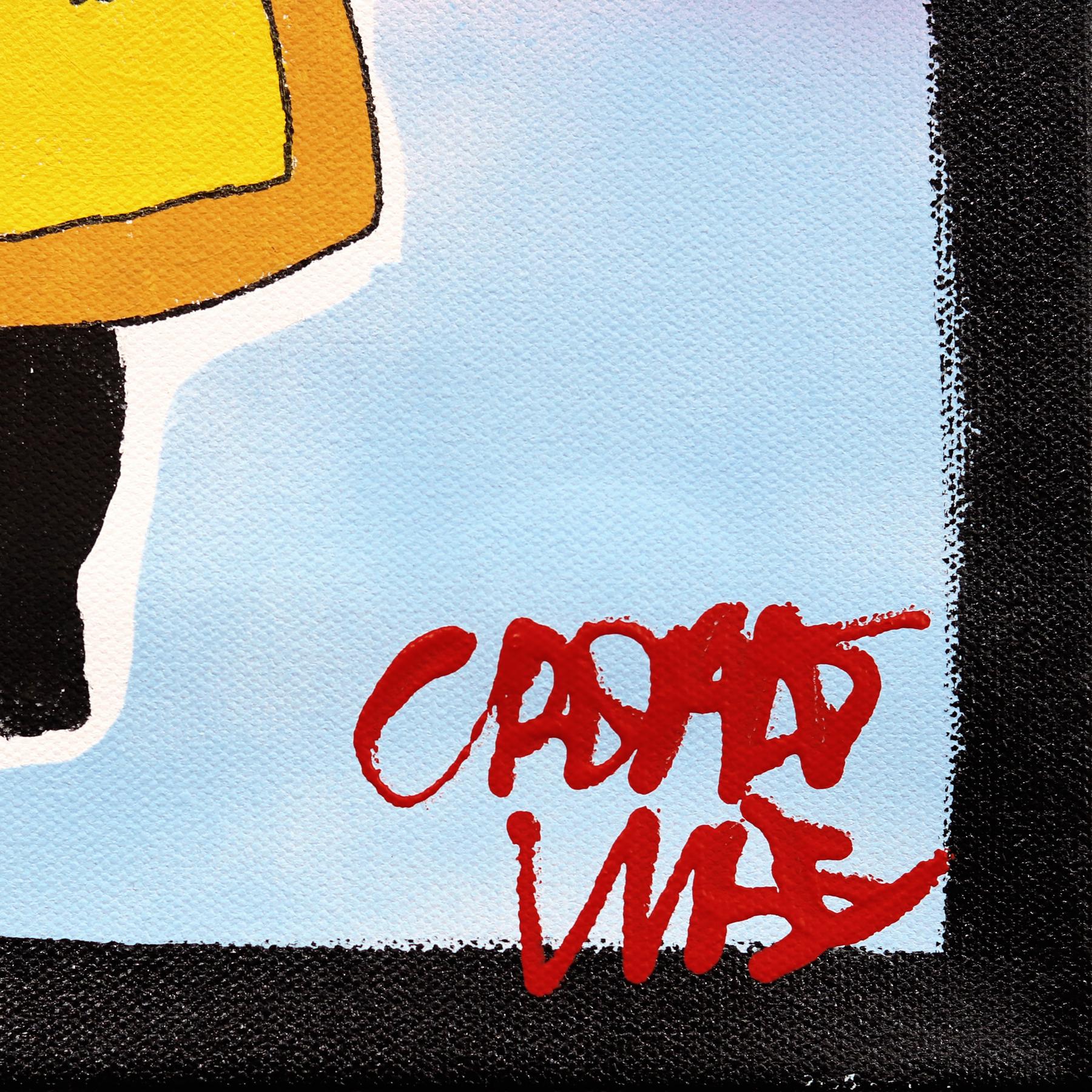 Gma - Quadro su tela di Randy Morales ispirato ai cartoni animati Pop Art in vendita 7