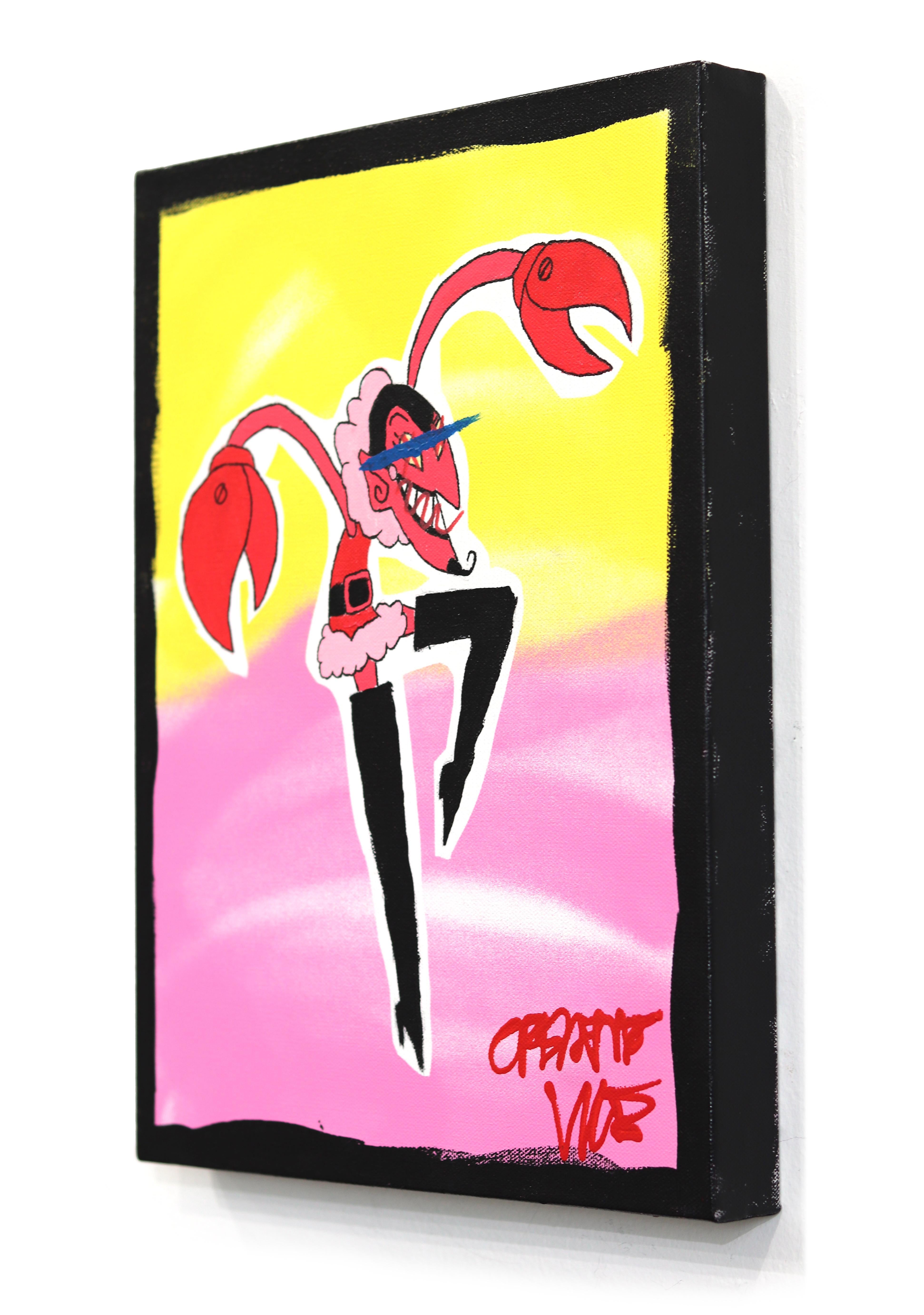 An He - Pittura su tela ispirata ai personaggi della Pop Art di Randy Morales in vendita 3