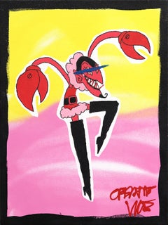 He/Her - Peinture sur toile inspirée d'un personnage du Pop Art par Randy Morales