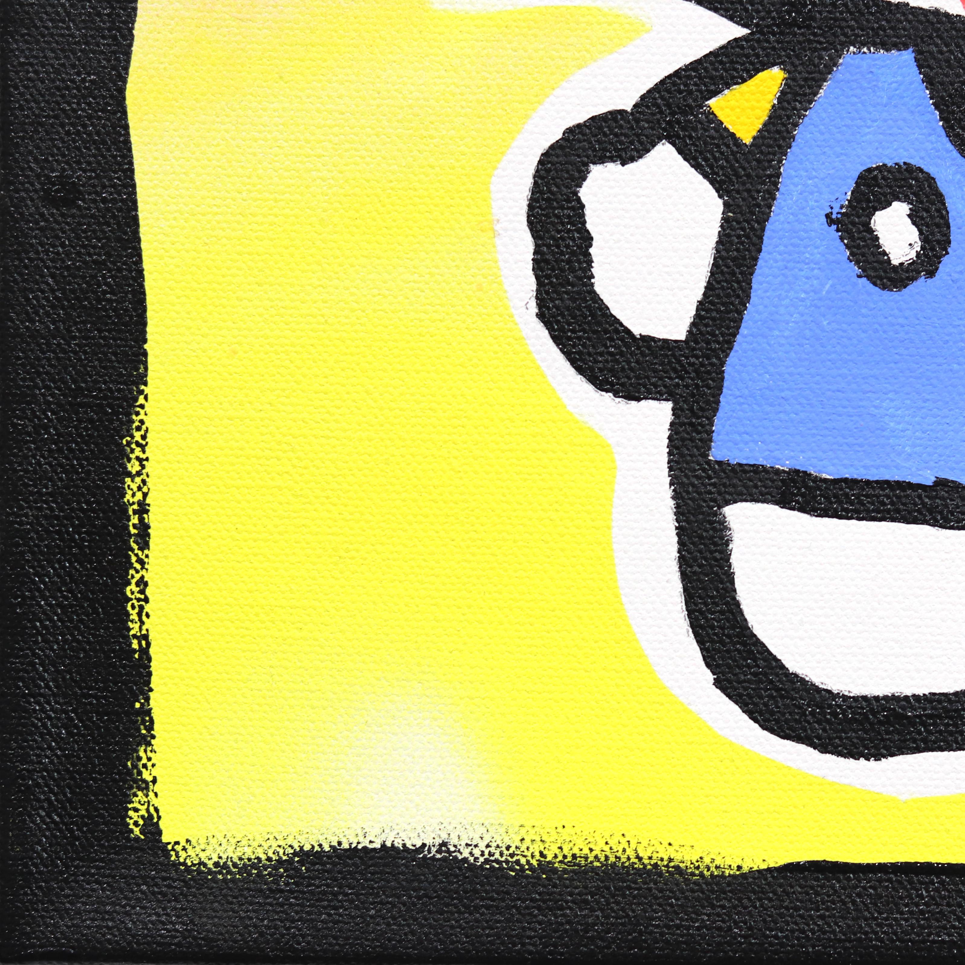 Hello Kitty - Pintura sobre lienzo inspirada en el personaje Pop Art de Randy Morales en venta 2