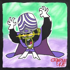 Mojo - Pintura sobre lienzo de Randy Morales inspirada en los dibujos animados Pop Art