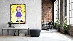 „Muff“ Pop-Art- Cartoon mit Arthur-Charakter inspiriert von Randy Morales