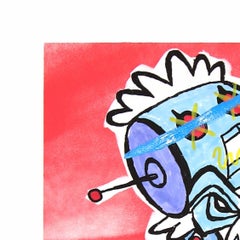 "Rosey" - Personaggio ispirato ai cartoni animati Pop Art di Randy Morales