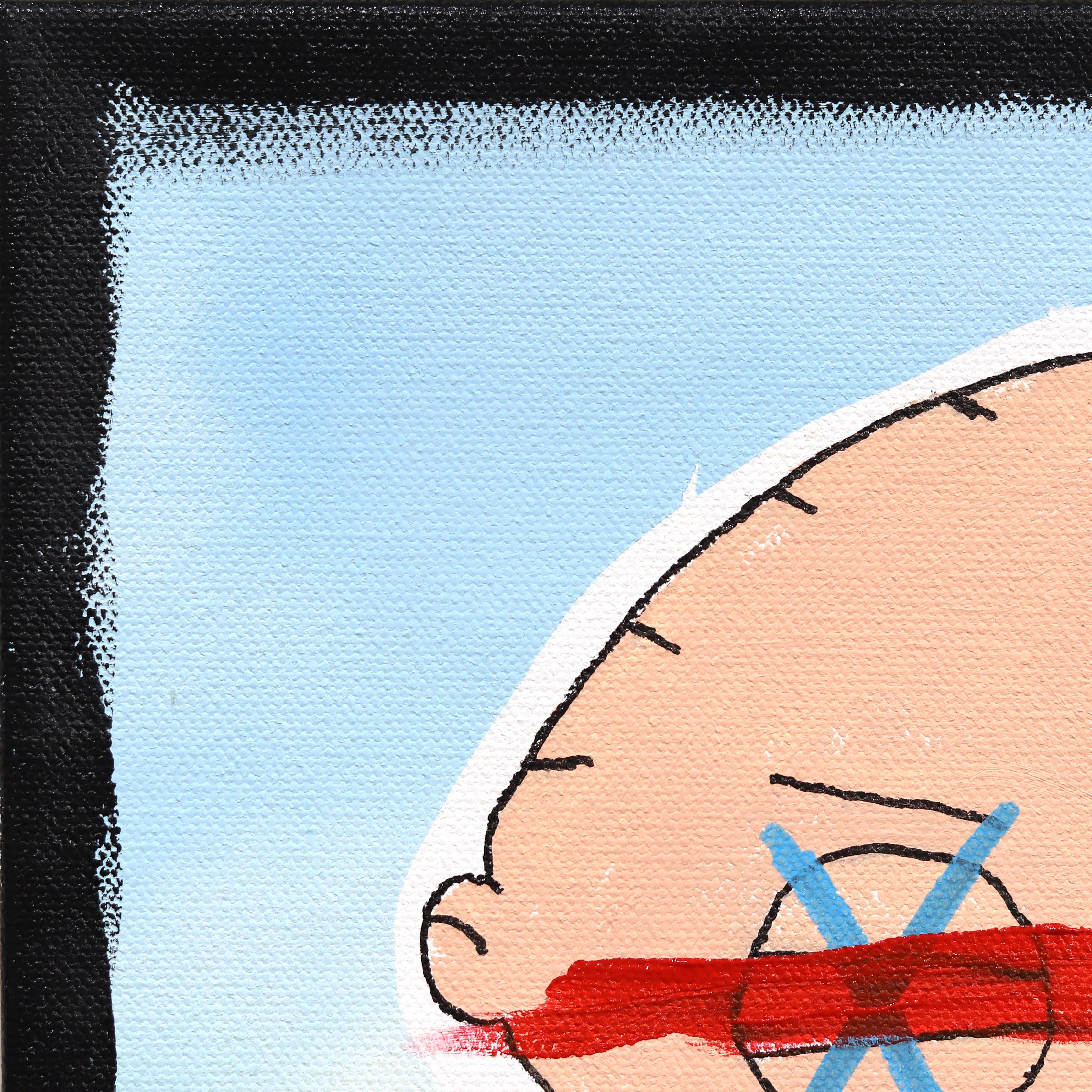 Stew - Pop Art Family Guy - Peinture sur toile inspirée d'un personnage, Randy Morales en vente 2