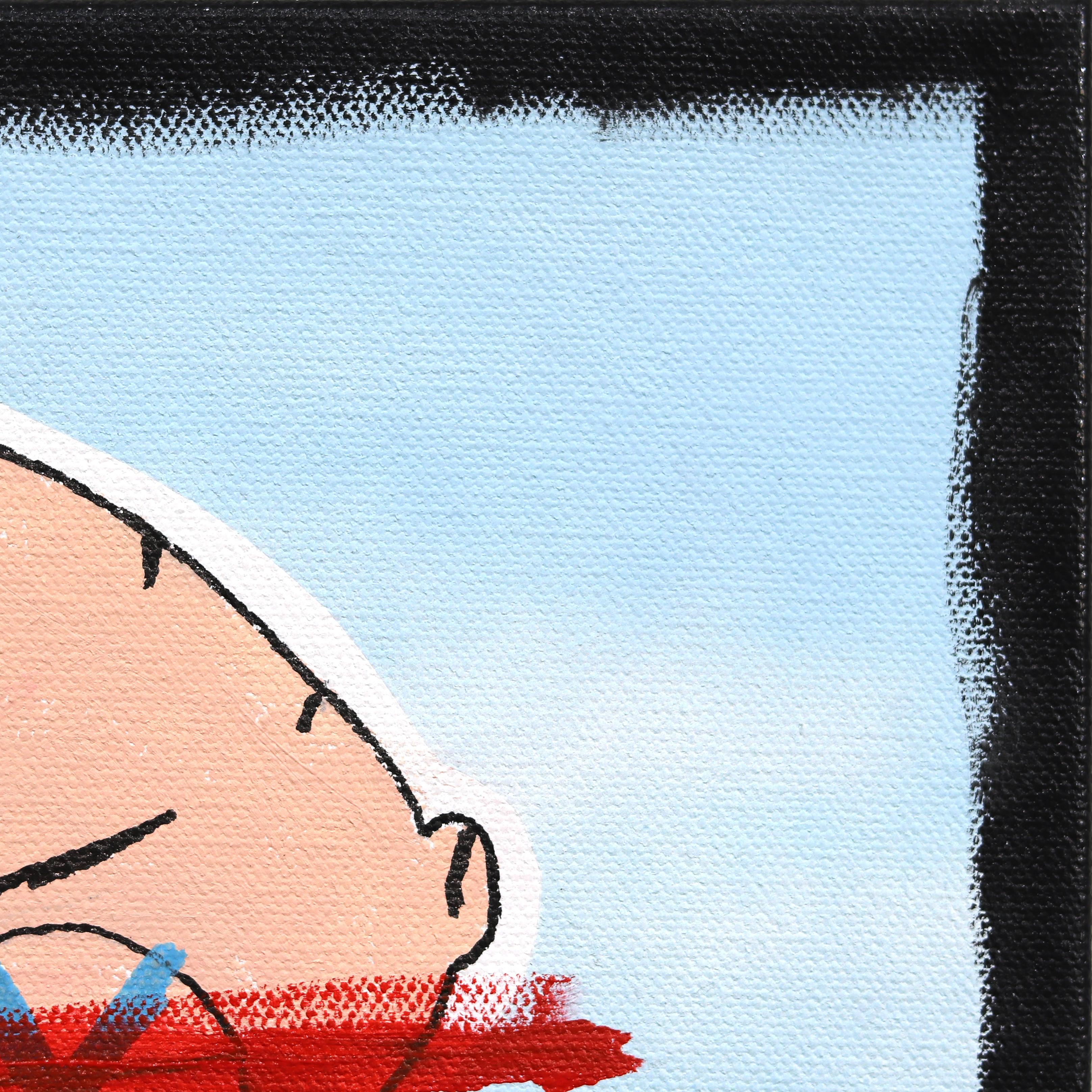 Stew - Pop Art Family Guy - Peinture sur toile inspirée d'un personnage, Randy Morales en vente 4