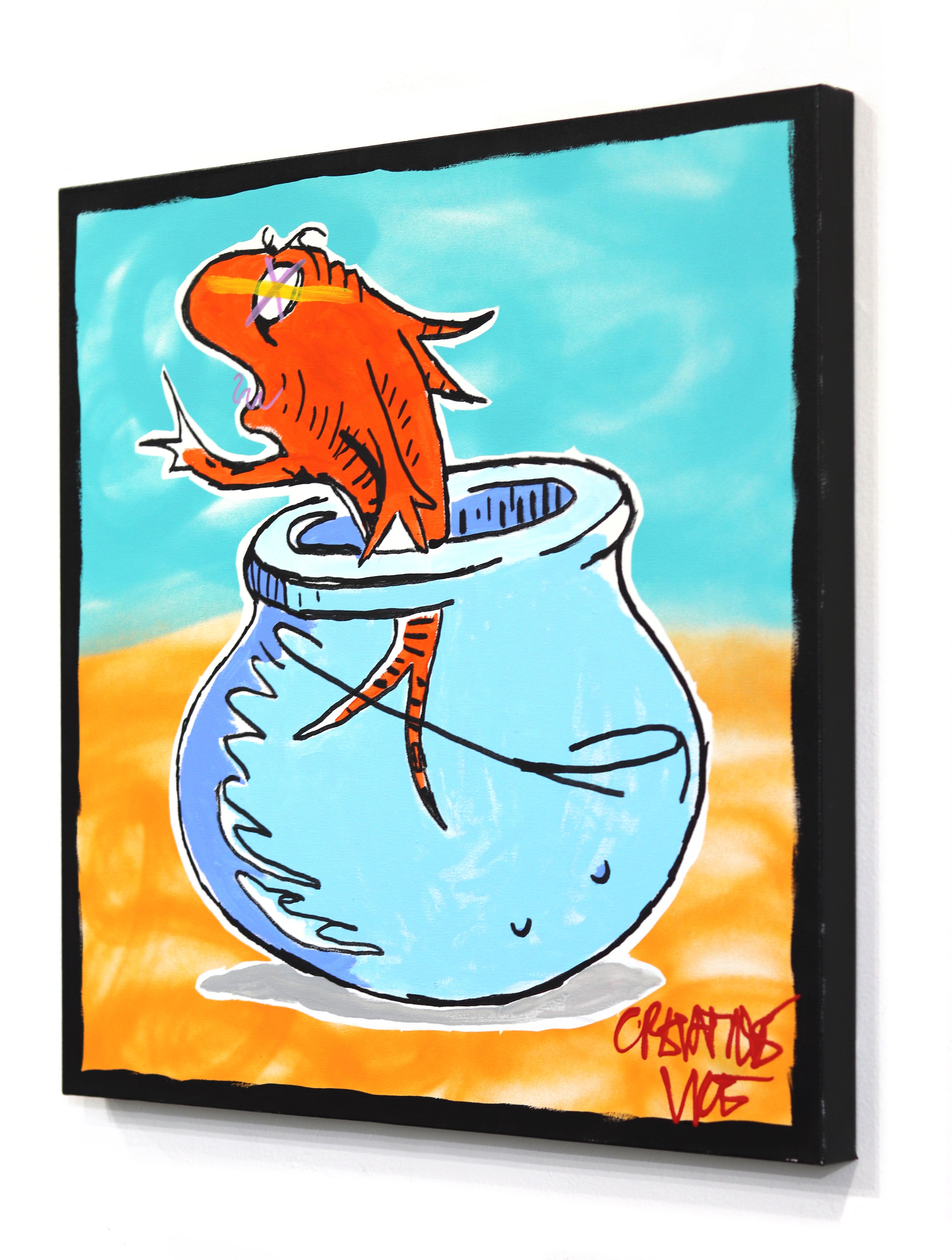 Peinture sur toile inspirée du Pop Art Dr. Seuss par Randy Morales 3