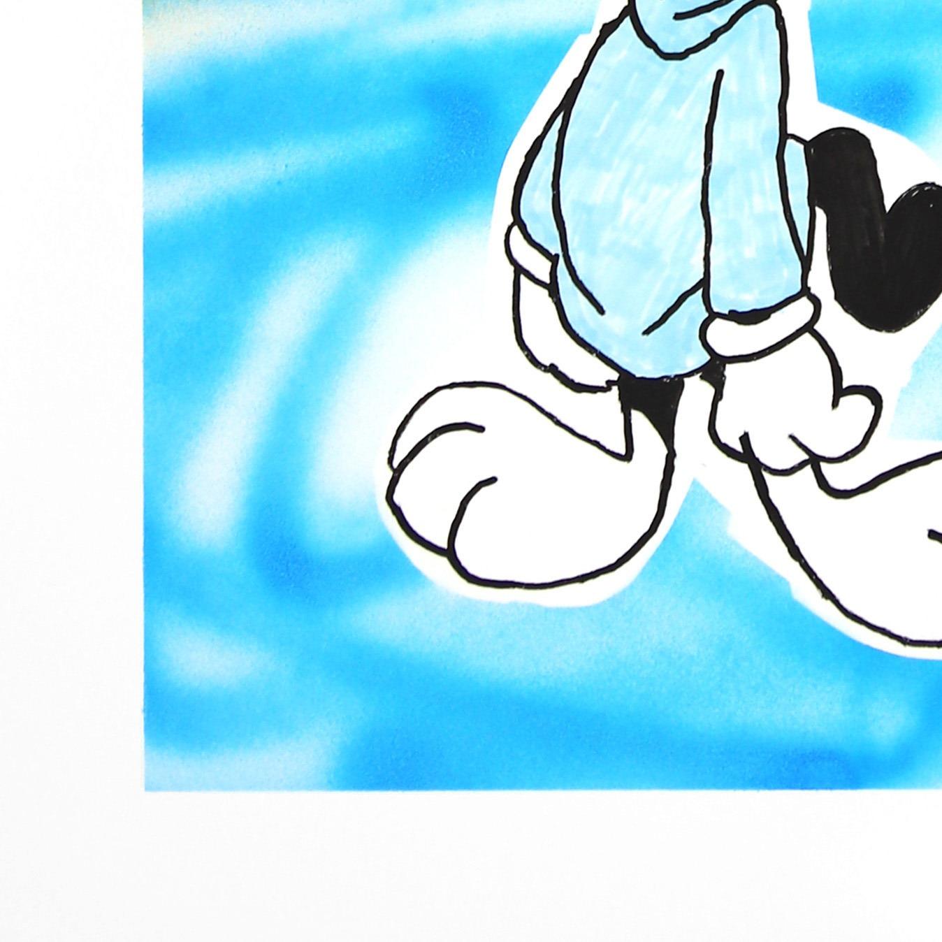 „Wakko“ – Pop-Art- Cartoon inspiriertes Animaniacs-Charakter von Randy Morales im Angebot 3