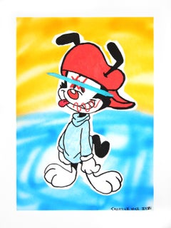 „Wakko“ – Pop-Art- Cartoon inspiriertes Animaniacs-Charakter von Randy Morales