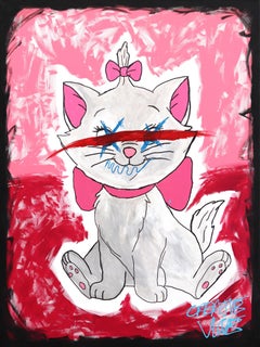 "You're Nothing But A Sister" Pop Art Chat Cartoon Character Marie The Aristocats