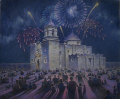 "FIREWORKS OVER MISSION SAN JOSE"  SAN ANTONIO TEXAS