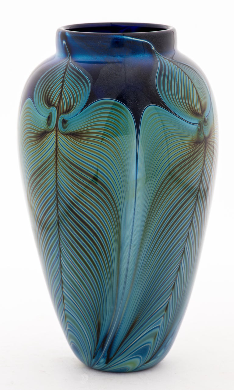 Randy Strong Contemporary Art Glass Vase at 1stDibs | contemporary glass vases, r strong glass, art glass for sale