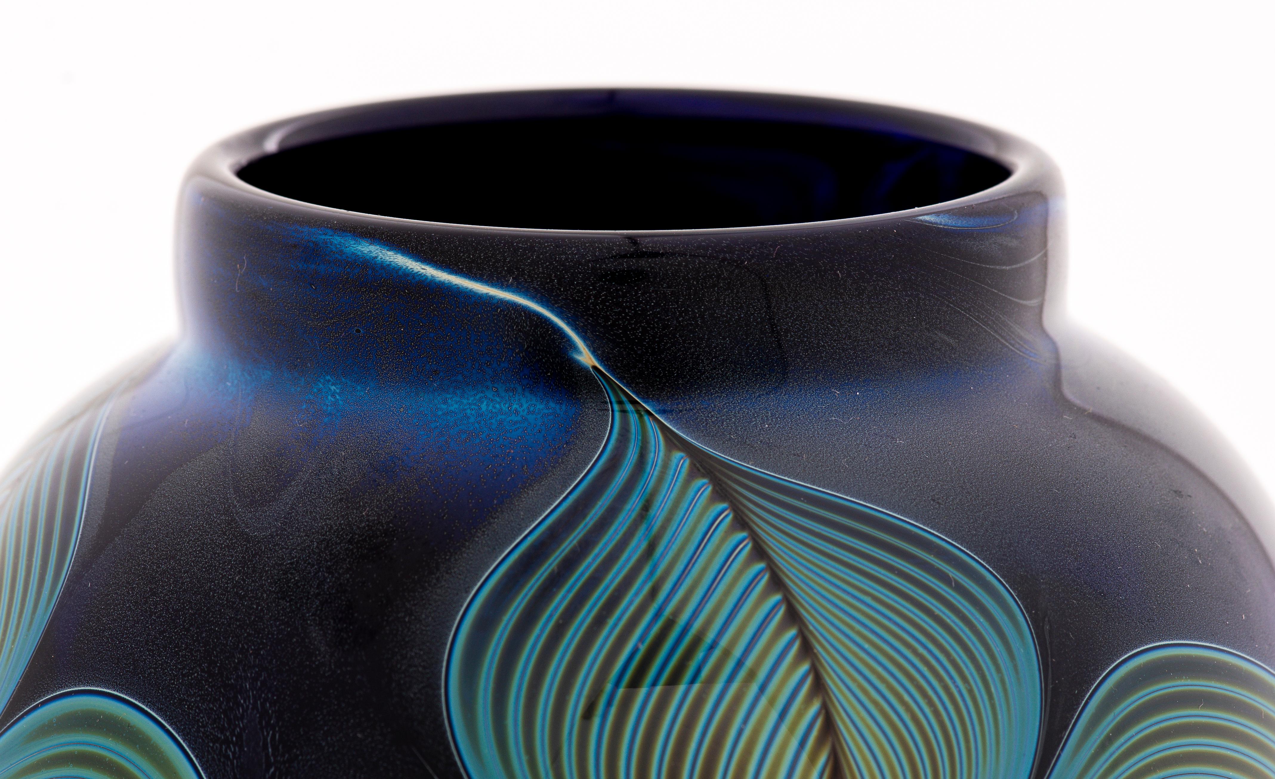 American Randy Strong Contemporary Art Glass Vase