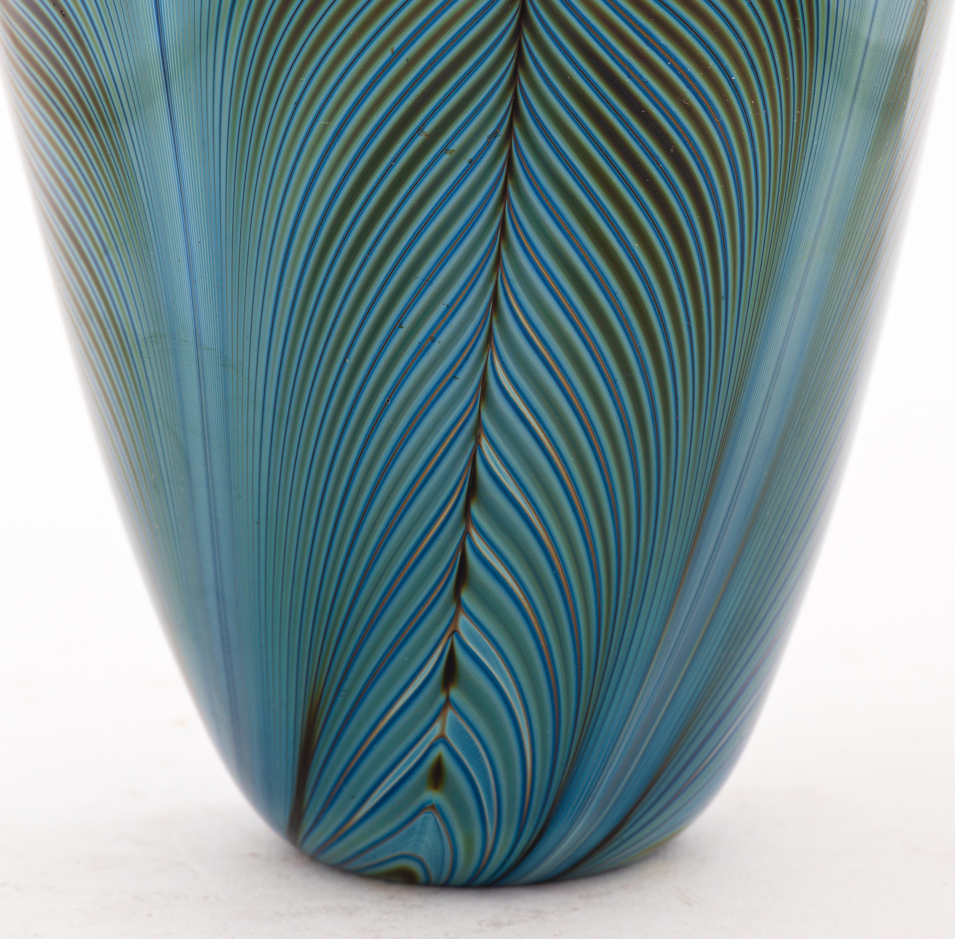 Randy Strong Contemporary Art Glass Vase In Good Condition In New York, NY