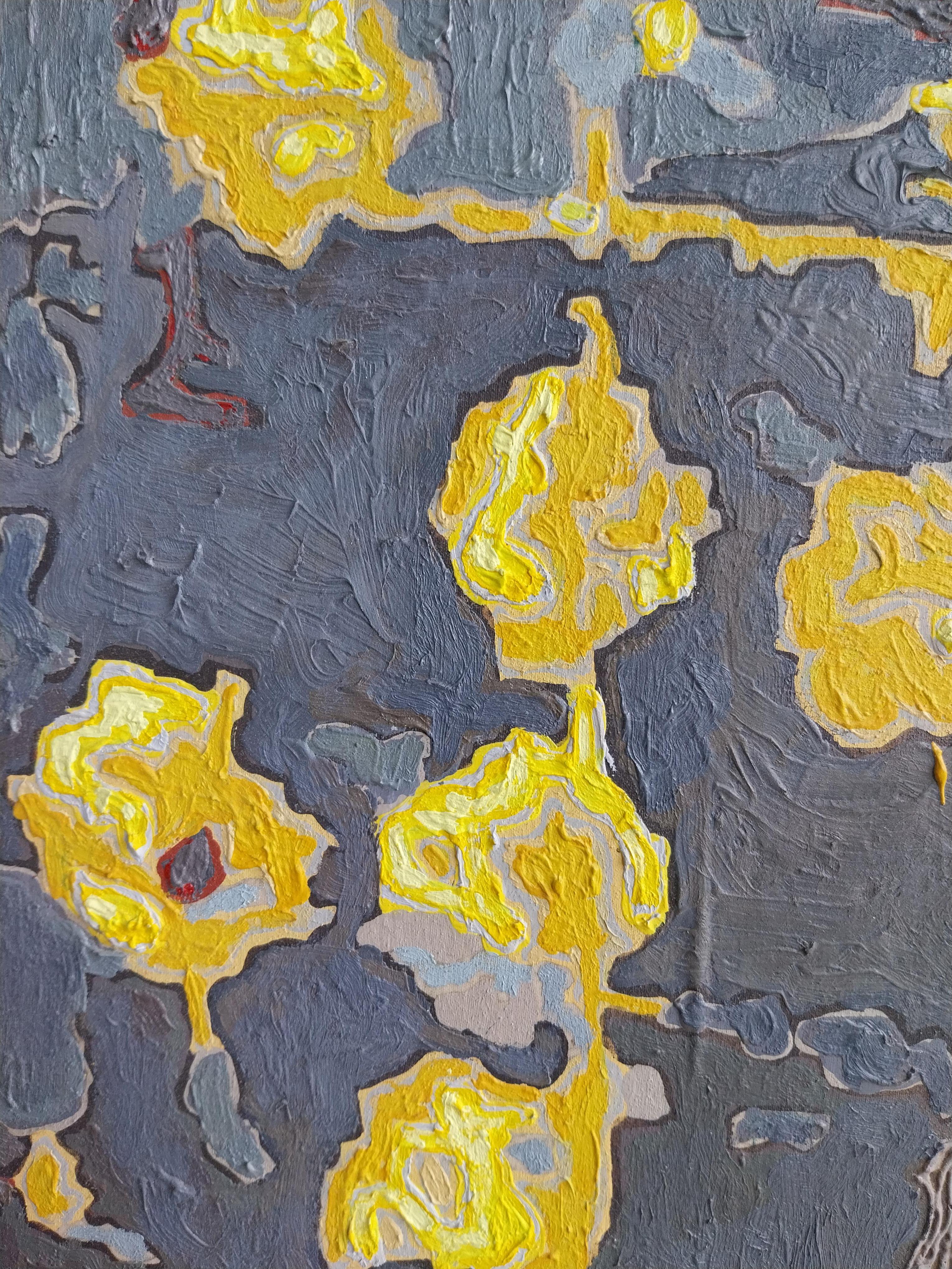 American Randy Wray (USA °1965): oil and acrylic on canvas 1997 For Sale