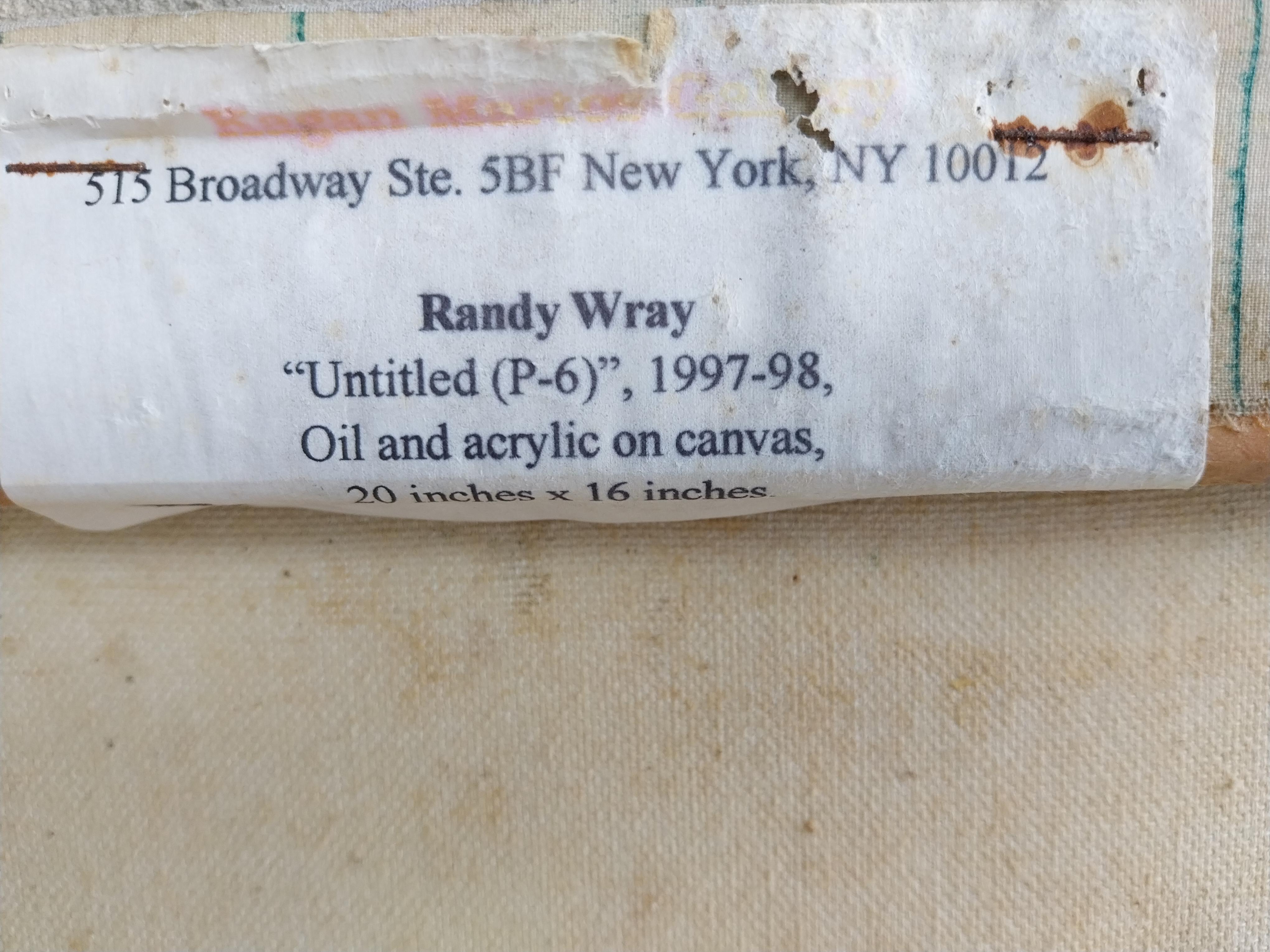 Randy Wray (USA °1965): oil and acrylic on canvas 1997 For Sale 1