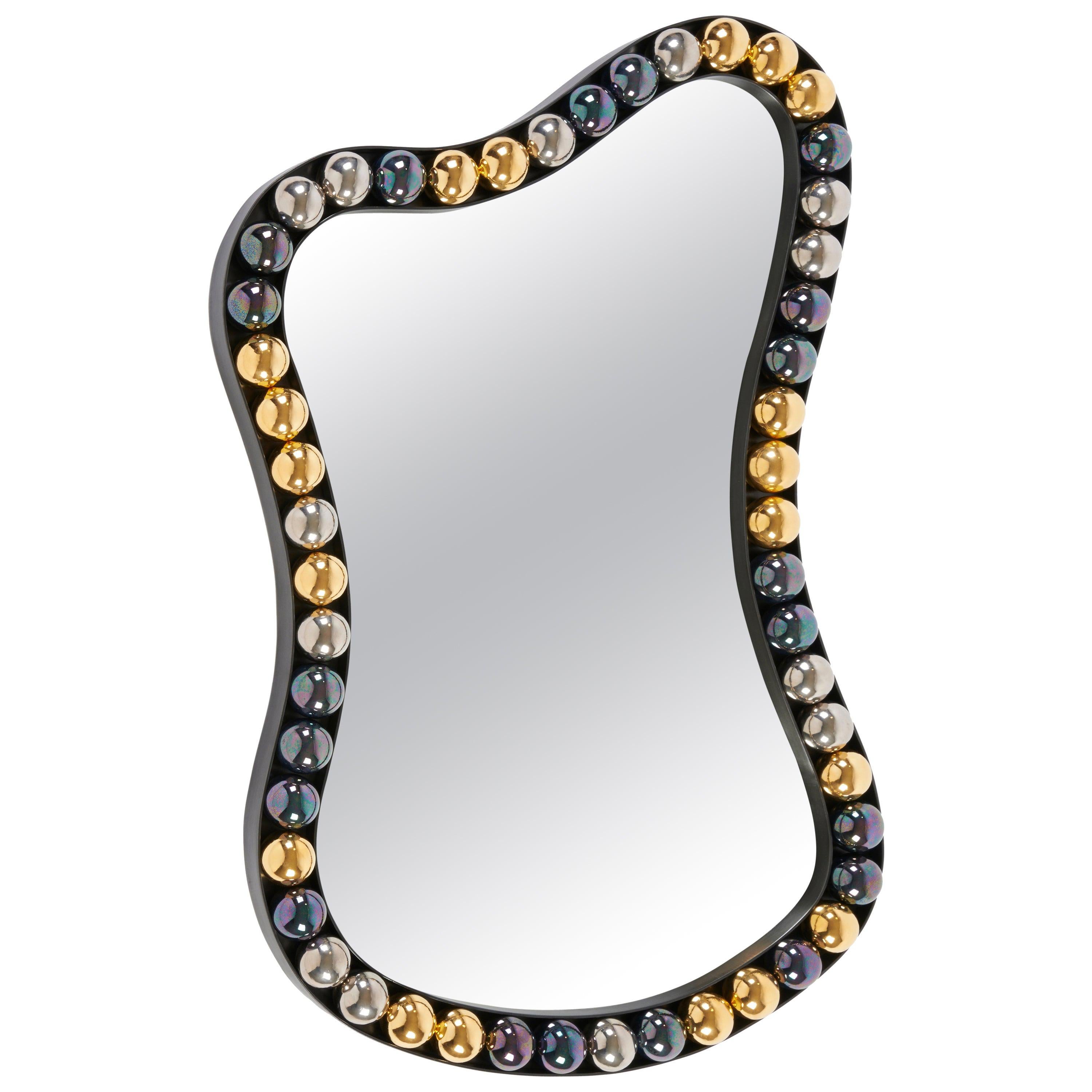 "Rang de Perles" Mirror, Elizabeth Garouste Limited Edition For Sale