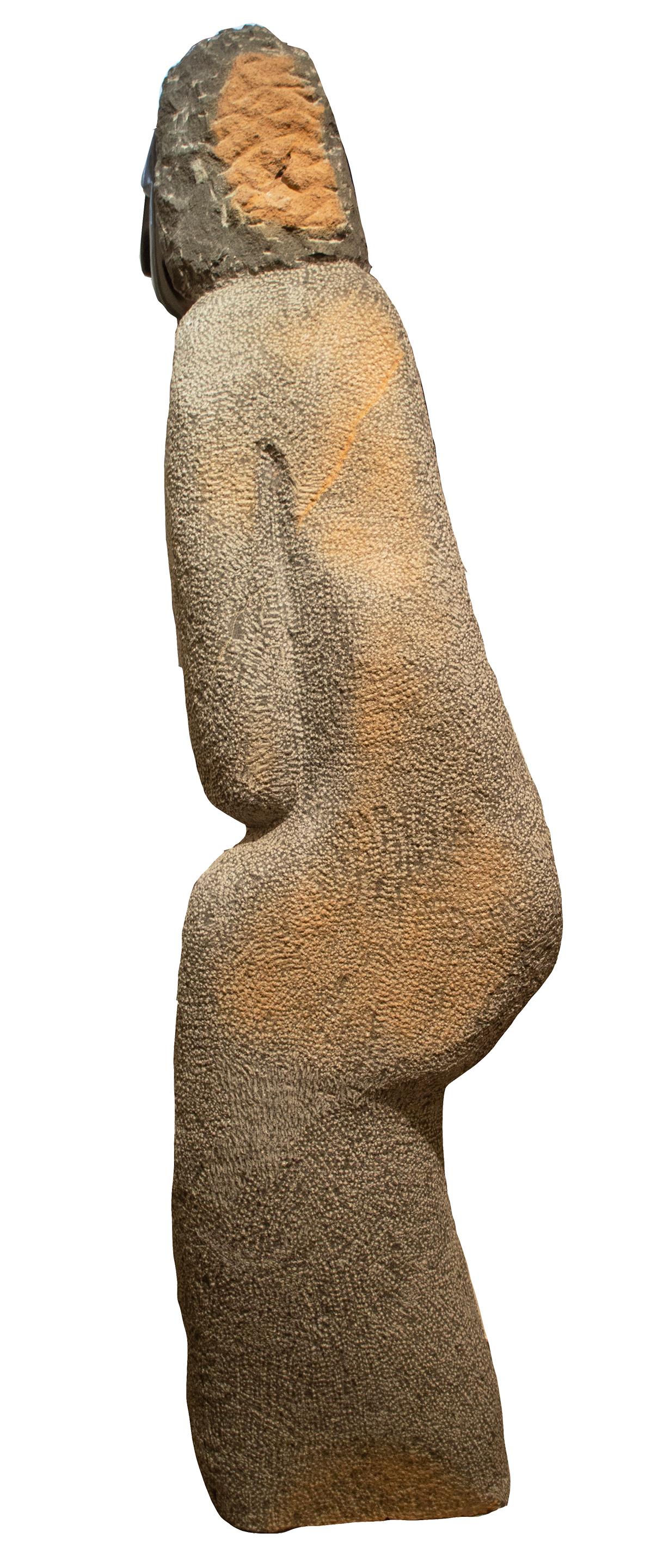 'Dressed For Tonight' Shona stone sculpture signed by Rangarirai Makunde  For Sale 2
