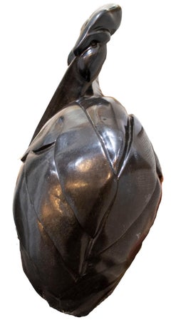 "Pájaro rascador" escultura original en piedra shona firmada por Rangarirai Makunde