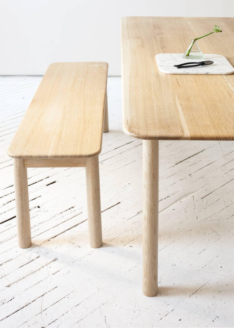 oak wood bench on Contemporary Wood Range Bench In White Oak By Fort Standard For Sale At 1stdibs