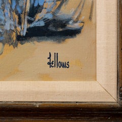 "Range Doctor's" Original Oil by Fred Fellows