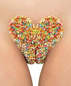'Centinaia e migliaia' - vulva con zucchero a velo, fotografia fine art, 2006