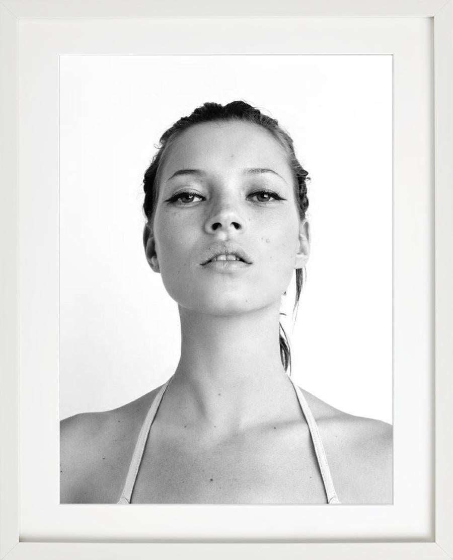 Kate's Look - portrait of the supermodel Kate Moss, fine art photography, 1998 For Sale 1