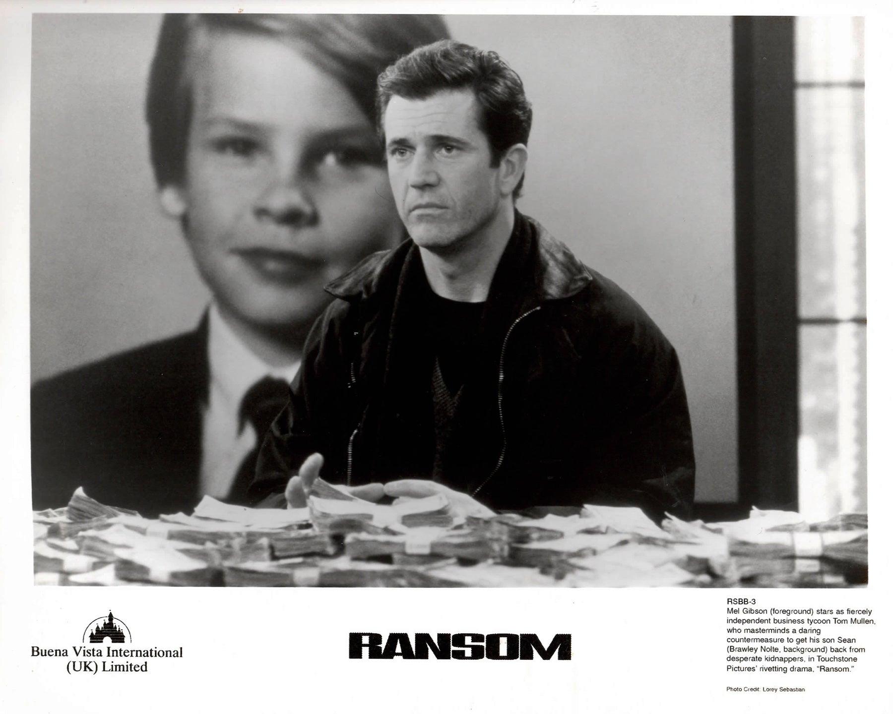 Papier Ransom 1996 Publicity Film Movie Press Still Framed en vente