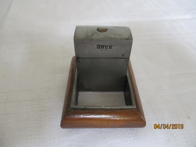 antique traveling inkwell