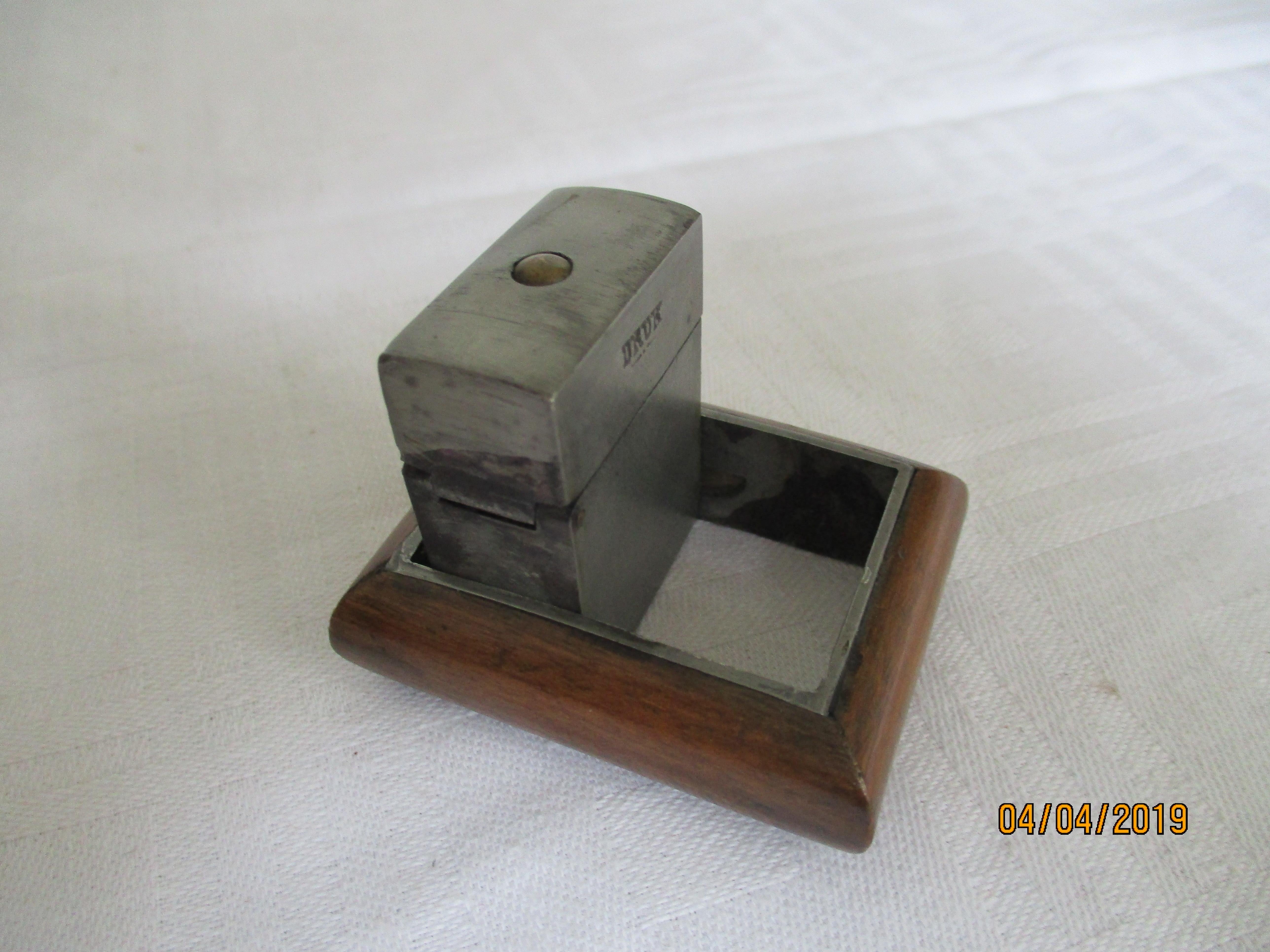 Hand-Crafted Ransomers Patent De La Rue 02 Antique Traveling Inkwell For Sale