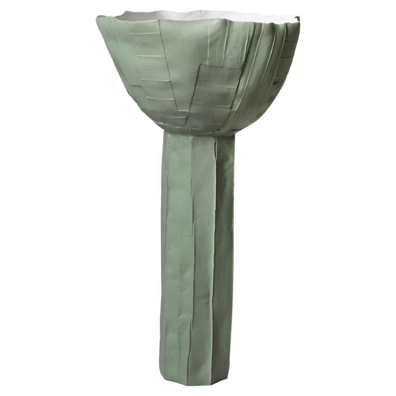 Vaso decorativo Ranuncolo Gigante Corteccia C2/Salvia