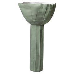 Jarrón decorativo Ranuncolo Gigante Corteccia C2/Salvia