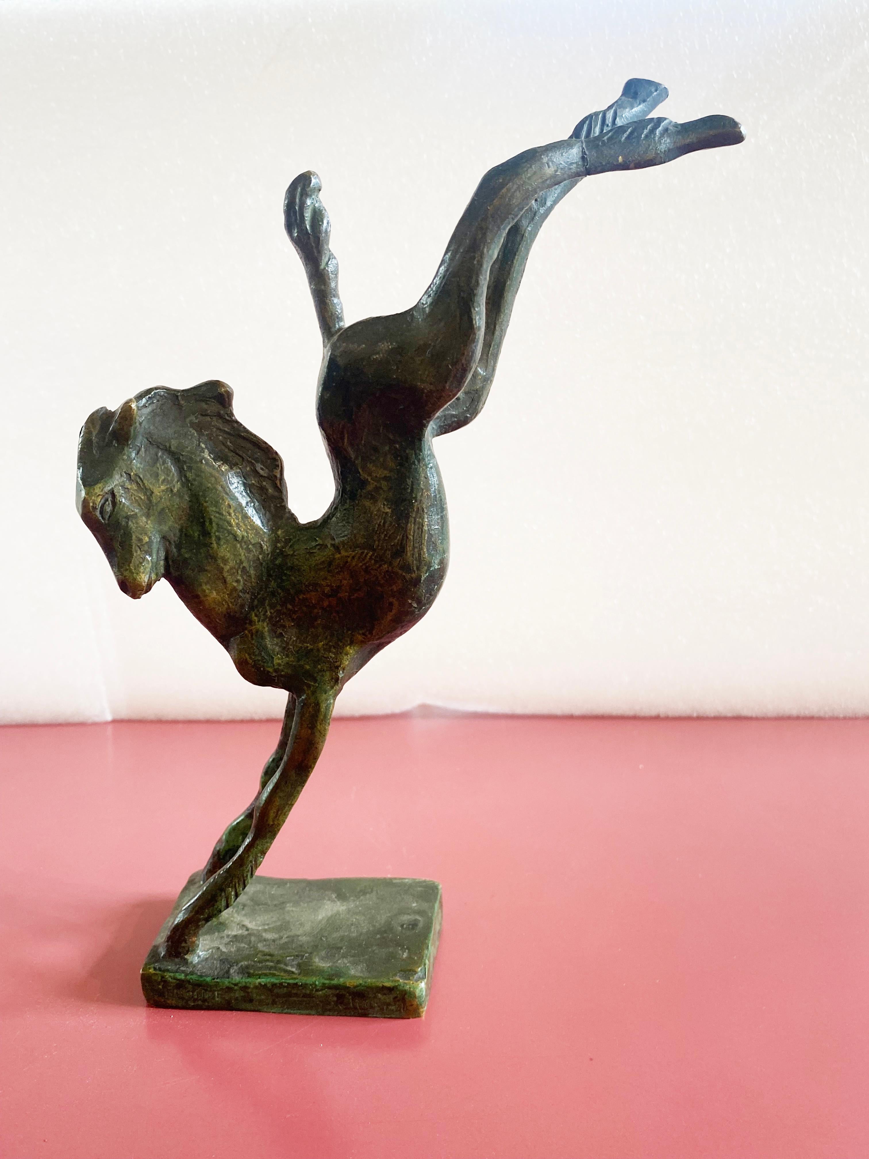 Raoh Schorr (1901-1991) Bronze „Cheval“ „Pferd“ 2
