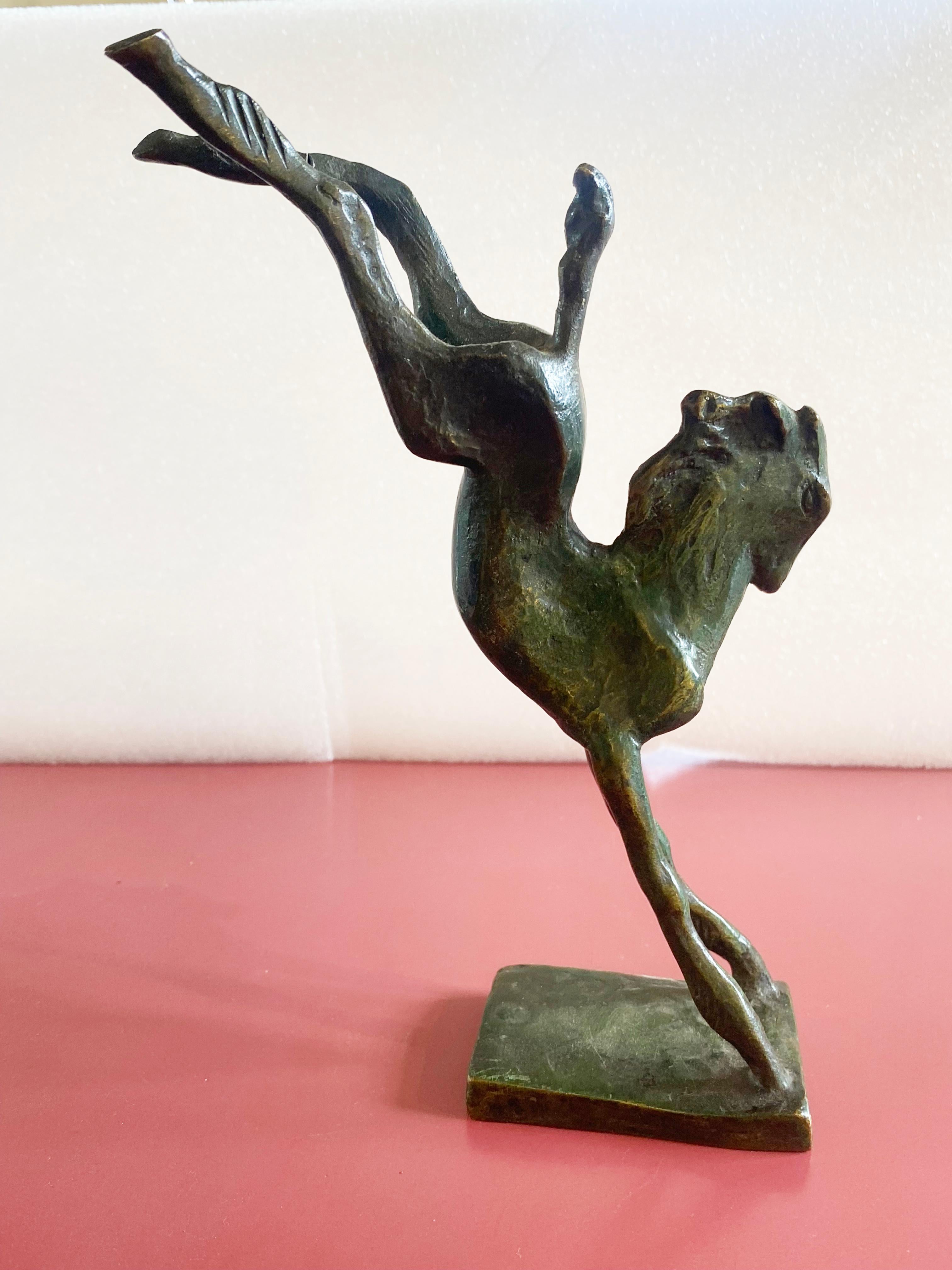 Raoh Schorr (1901-1991) Bronze „Cheval“ „Pferd“ 4