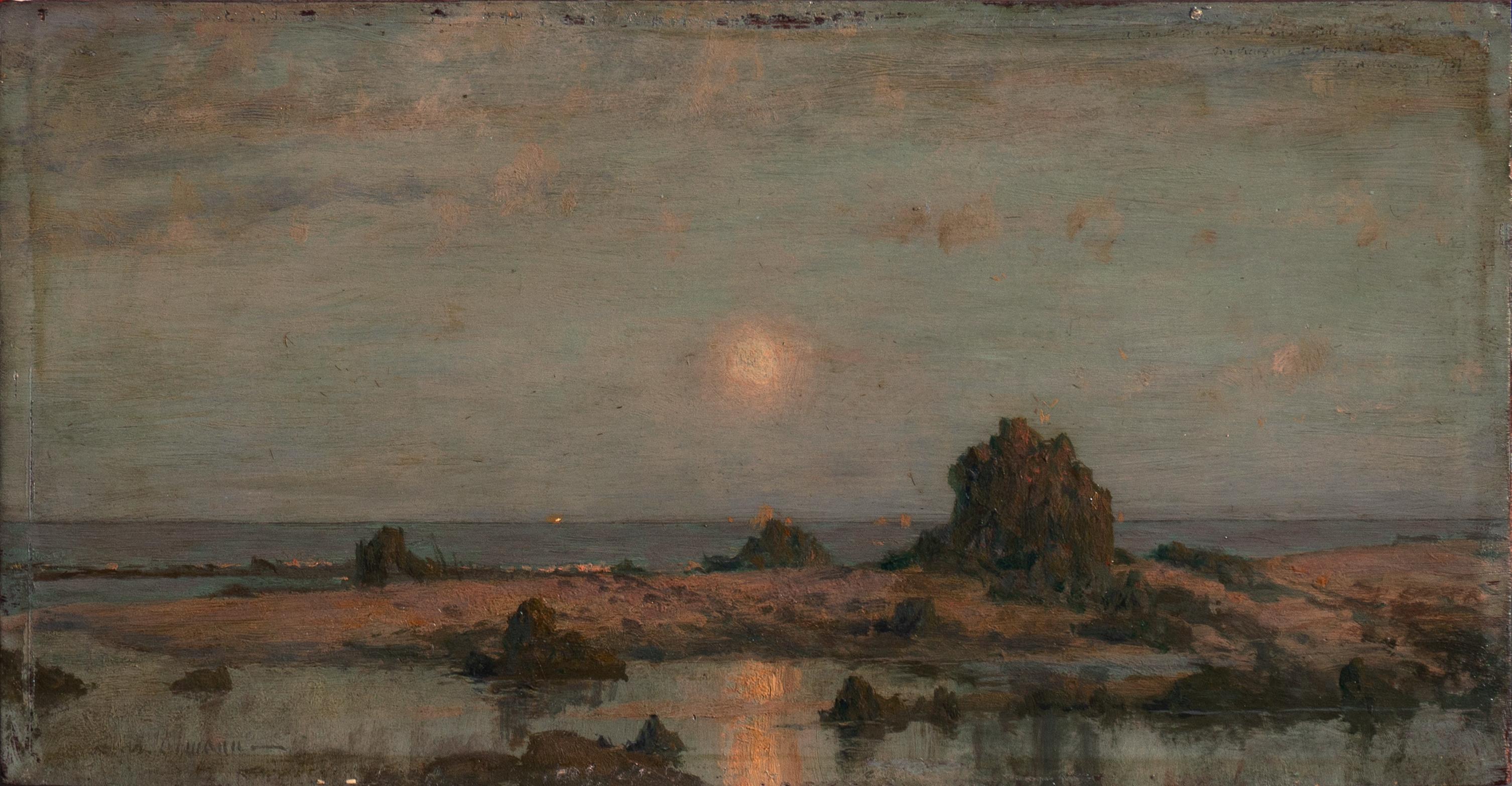 Rivière de Mon Paix', Pareja de finos óleos impresionistas franceses, Museo de Orsay en venta 7