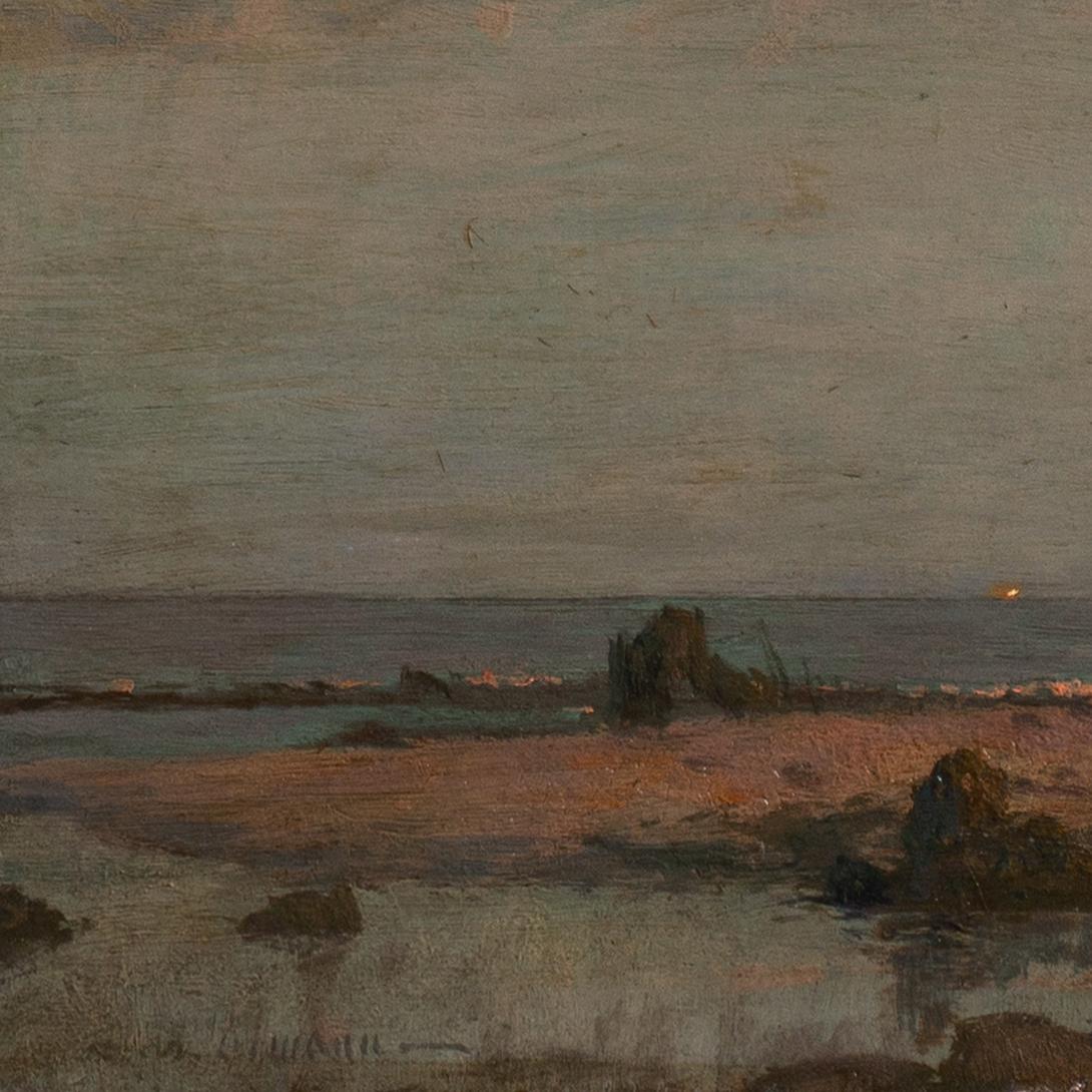 'Rivière de Mon Paix', coppia di raffinati oli impressionisti francesi, Museo d'Orsay, Museo del Lussemburgo.
---
Raoul André Ulmann (francese, 1867-1941)
Ognuno di essi è firmato 