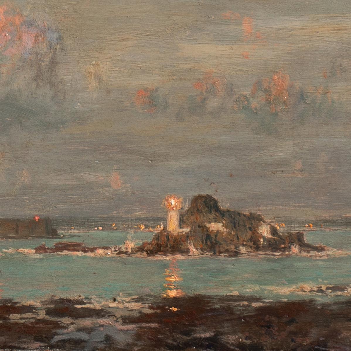 Rivière de Mon Paix', Pareja de finos óleos impresionistas franceses, Museo de Orsay en venta 1