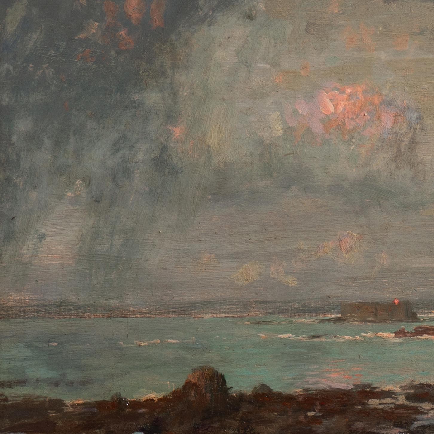 Rivière de Mon Paix', Pareja de finos óleos impresionistas franceses, Museo de Orsay en venta 3