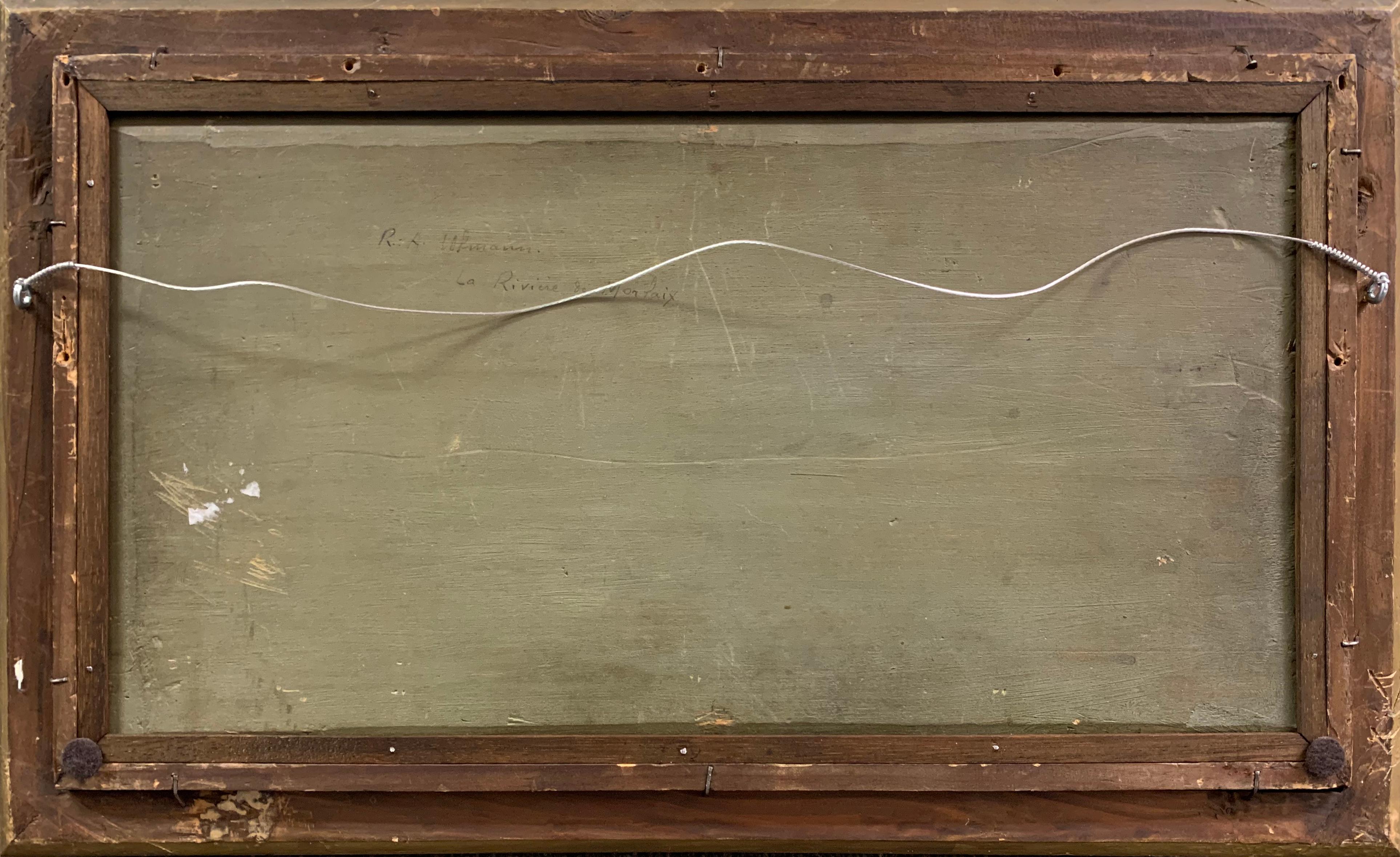 Rivière de Mon Paix', Pareja de finos óleos impresionistas franceses, Museo de Orsay en venta 4