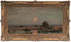 'Rivière de Mon Paix', Pair of Fine French Impressionist Oils, Musée d'Orsay