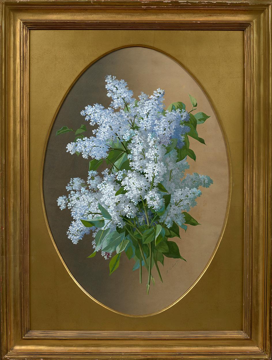 Lilacs - Painting by Raoul de Longpre
