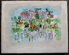Raoul Dufy "Ascot" 1946 Screenprint