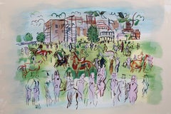 Raoul Dufy "Ascot" 1946 Sérigraphie