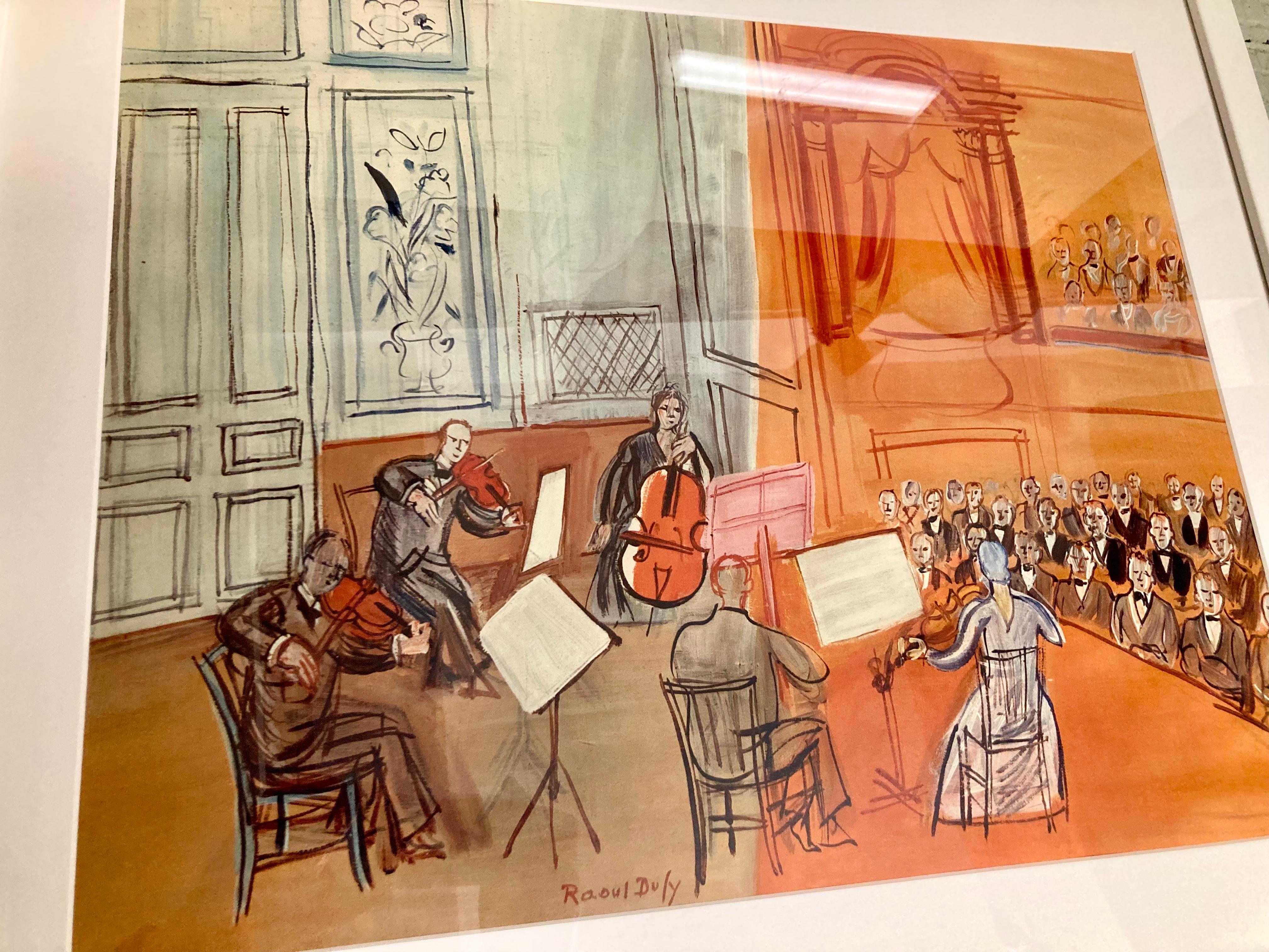Raoul Dufy Concert Lithograph For Sale 2